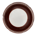 Insalatiera in ceramica artigianale colore marrone linea I Colorati