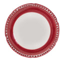 Insalatiera in ceramica artigianale colore rosso linea I Colorati