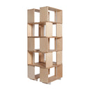 Libreria modulare Continua dieci moduli in legno design moderno