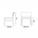 Poltrona con tappezzeria | Drum 079