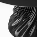 Tavolo da pranzo design SoHo base scultorea nera in PLA e ceramica