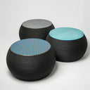 Set tavoli contenitore Zero Round con seduta integrata