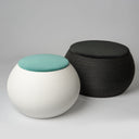 Sedute contenitore Zero Round di design in diverse varianti colore