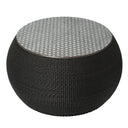 Seduta contenitore Zero Round con piano grigio